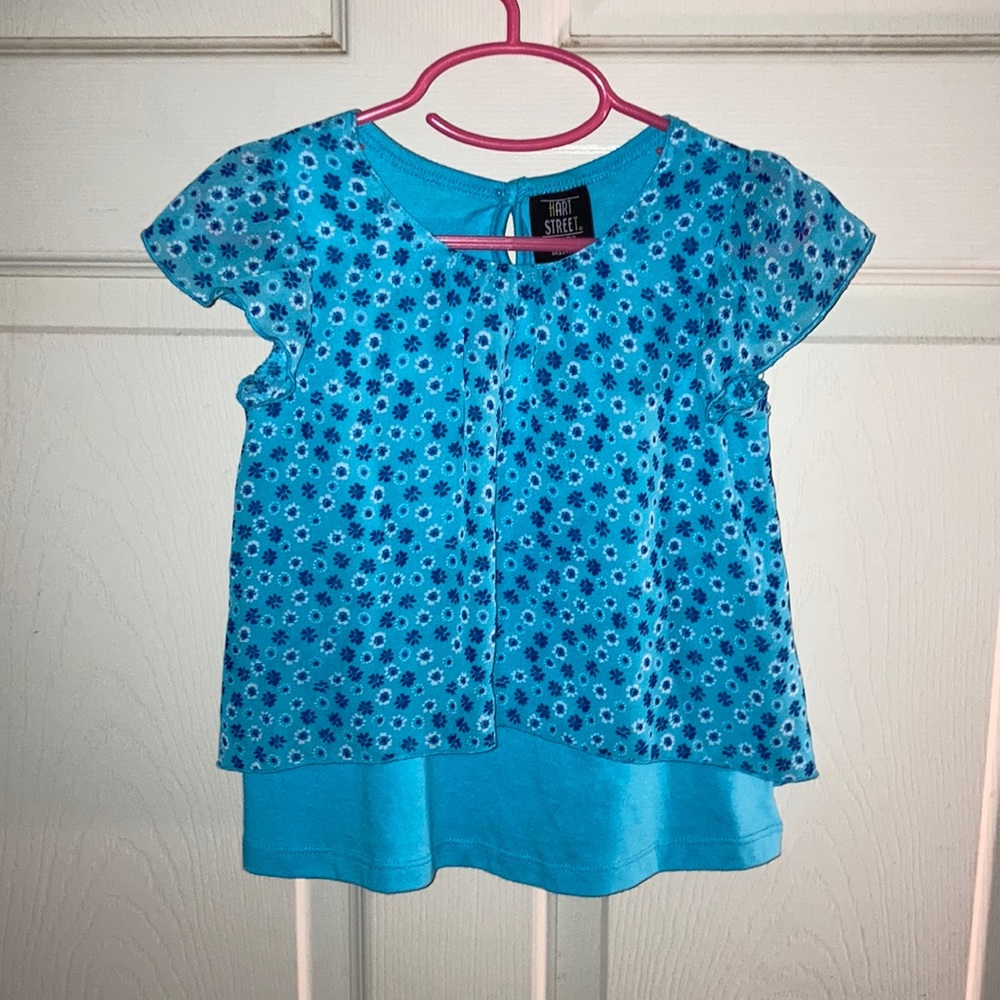 Hart Street Gorgeous Blue Top Size 3T